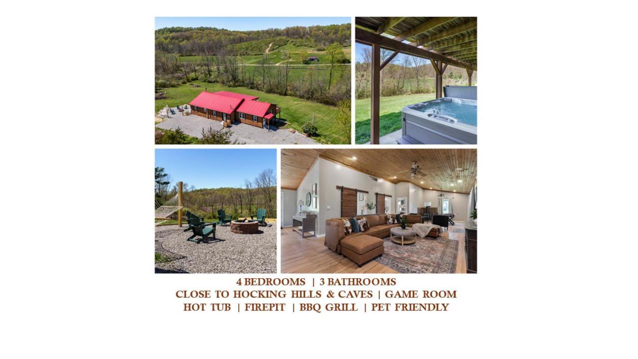 Spacious Cabin Near Hocking Hills And Caves With Hot Tub And Firepit Laurelville Exterior photo